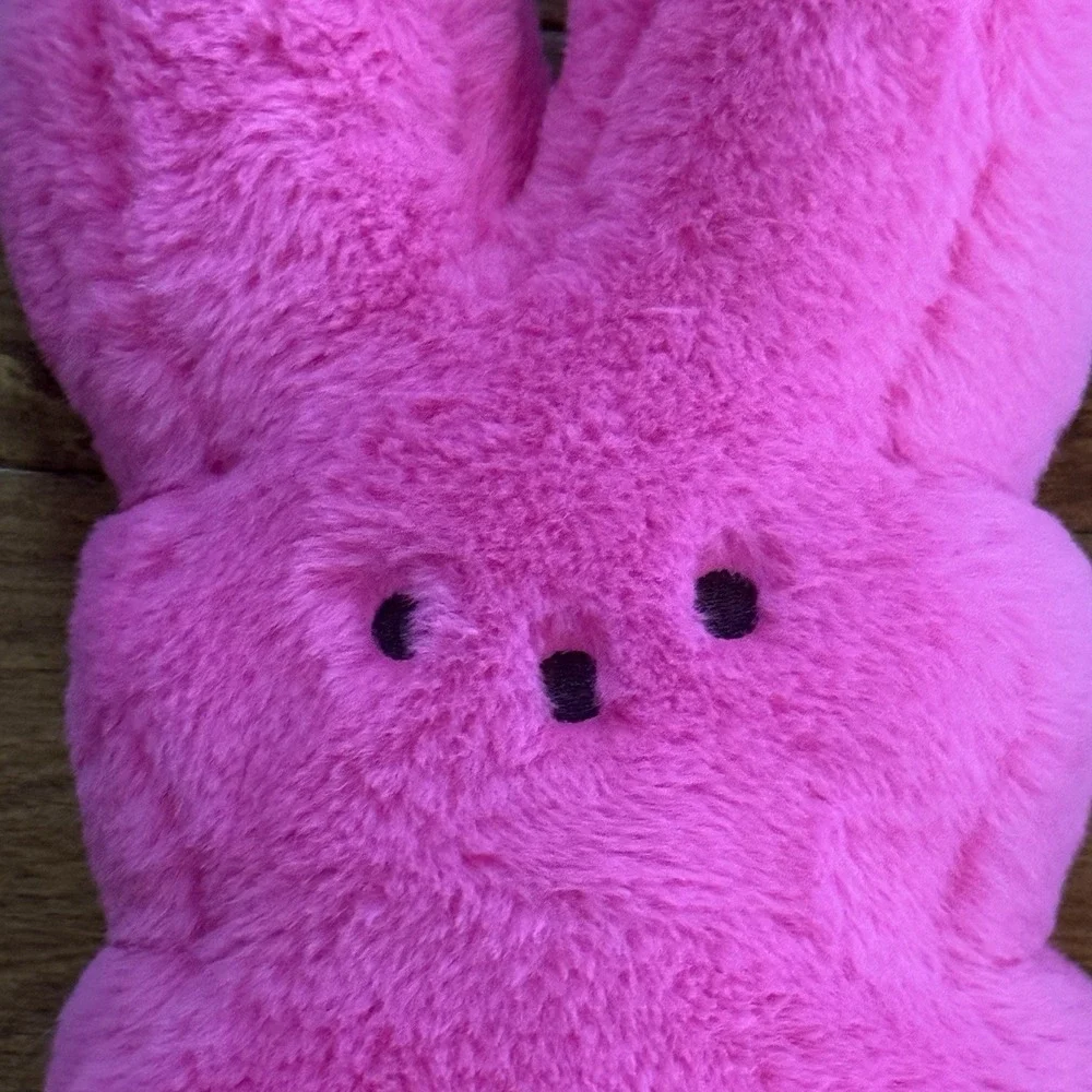Peeps Pink Bunny Plush Microwave Heating Pad Removable Clay Bead Insert 12